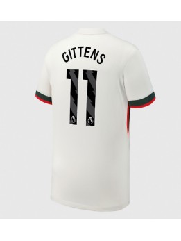 Moški Nogometna dresi replika Chelsea Jamie Gittens #11 Gostujoči 2025-26 Kratek rokav